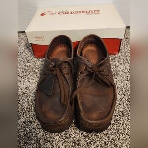 Clarks leather Wallabee